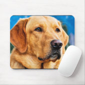 Golden Labrador Retriever Mousepad (Mit Mouse)
