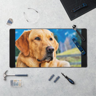Golden Labrador Retriever Schreibtischunterlage