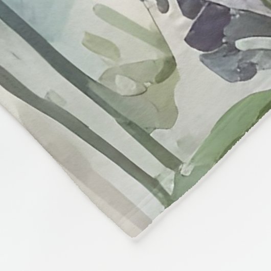 Golden Labrador Retriever und Blume Fleecedecke (Ecke)