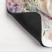 Golden Labrador Retriever und Blume Mousepad (Ecke)