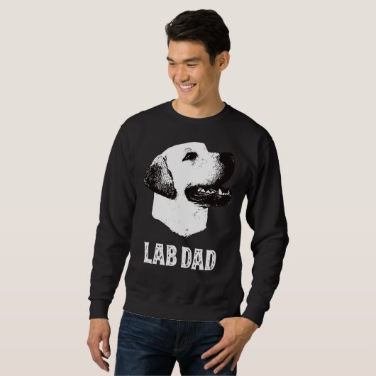Golden Labrador Vater Labrador Retriever Sweatshirt (Vorne ganz)