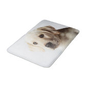 Golden Labrador Welpe Badematte (Schrägansicht)