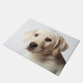 Golden Labrador Welpe Fußmatte (Schrägansicht)