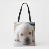 Golden Labrador Welpe Tasche (Vorderseite)