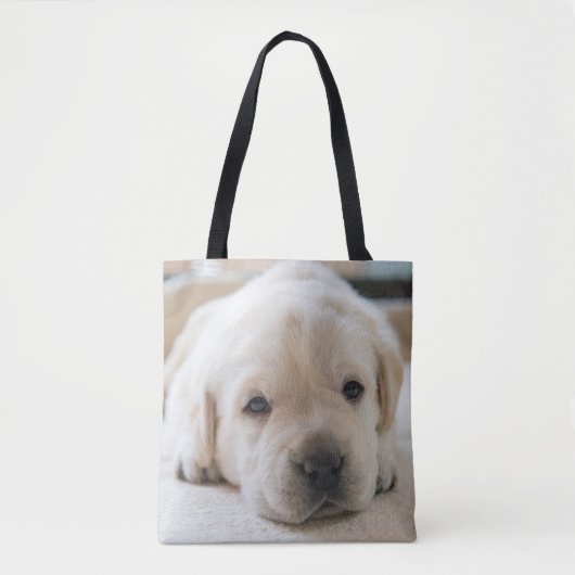Golden Labrador Welpe Tasche (Vorderseite)