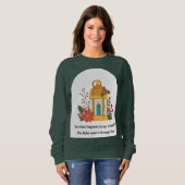 Golden Lantern | Healing Light & Spiritual Hope Sweatshirt (Vorne ganz)