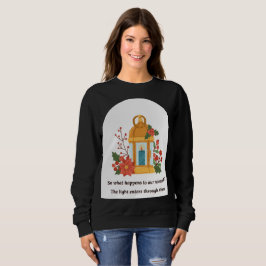 Golden Lantern | Healing Light & Spiritual Hope Sweatshirt
