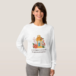 Golden Lantern | Healing Light & Spiritual Hope T-Shirt