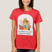 Golden Lantern | Healing Light & Spiritual Hope T-Shirt (Vorderseite)