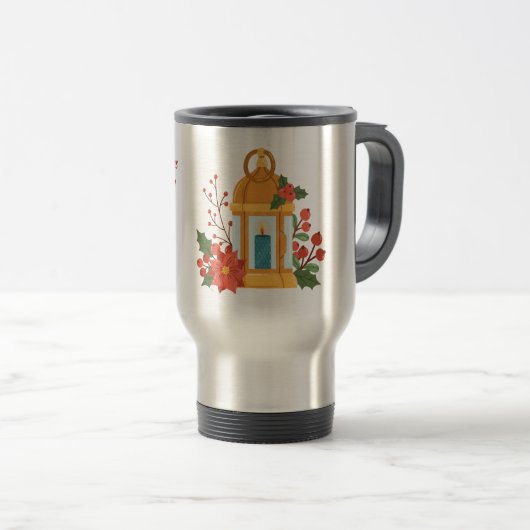 Golden Lantern Tasse | Inspirierende Zitat Tasse (VorderseiteRechts)