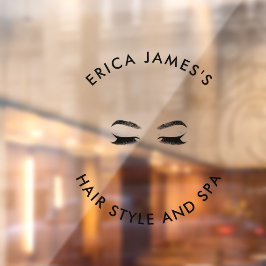 Golden Lashes & Brow Beauty Salon Fensteraufkleber