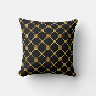 Golden Lattice Elegante Kissen