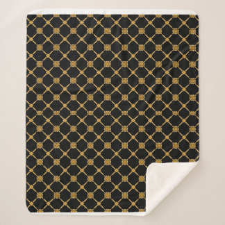 Golden Lattice Elegante Sherpadecke