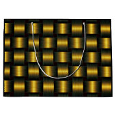 Golden Lattice Geschenktasche Große Geschenktüte (Vorderseite)