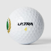 Golden Laurel Leaf Golfclub Personalisiert Golfball (Logo)