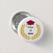 Golden Laurel Wreath-Klasse 20XX Button (Vorne & Hinten)