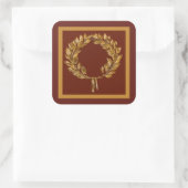 Golden Laurel Wreath Sticker (Tasche)
