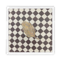 Golden Leaf Diamond Acrylfach