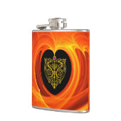 GOLDEN LEAF IN ORANGE FRAKTAL WIRBEL FLACHMANN (Links)