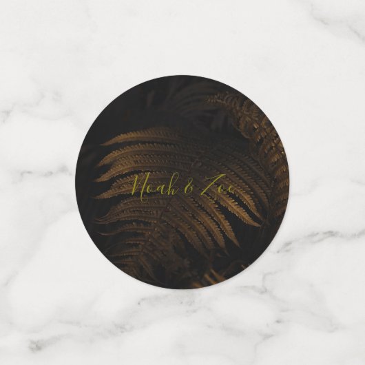 Golden leaf konfetti (Klein Vorderseite)