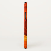 GOLDEN LEAF, schwarz-orange gelb Case-Mate iPhone Hülle (Hinten/Rechts)
