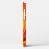 GOLDEN LEAF, schwarz-orange gelb Case-Mate iPhone Hülle (Rückseite / Links)