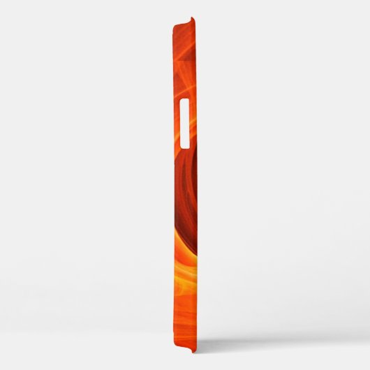 GOLDEN LEAF, schwarz-orange gelb Case-Mate iPhone Hülle (Rückseite / Rechts)