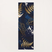 Golden Leaf Yoga Mat Yogamatte (Rückseite)