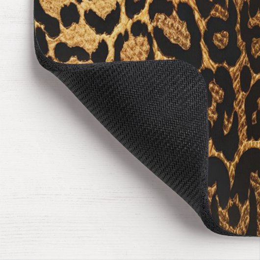 Golden Leopard 🐆 Mousepad (Ecke)