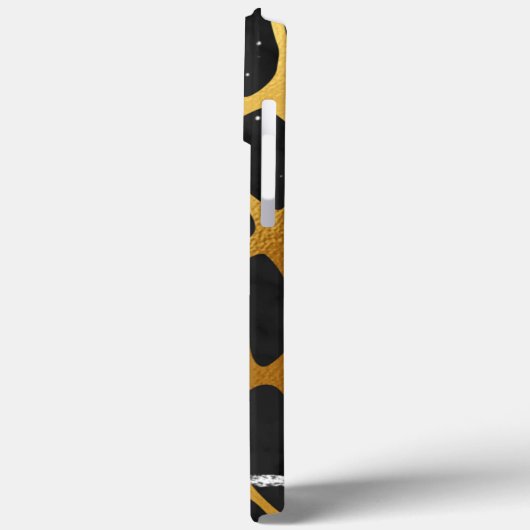 Golden Leopard Print Case-Mate iPhone Hülle (Rückseite / Links)