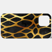 Golden Leopard Print Case-Mate iPhone Hülle (Rückseite (Horizontal))