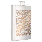 Golden Leopard Print Flachmann (Rechts)