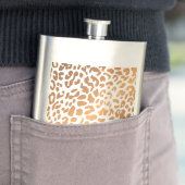 Golden Leopard Print Flachmann (Beispiel)