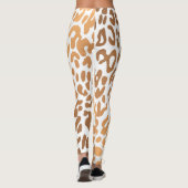 Golden Leopard Print Leggings (Rückseite)