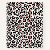 Golden Leopard Spiral Notebook Notizblock (Vorderseite)