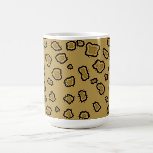 Golden Leopard Spots Kaffeetasse (Mittel)