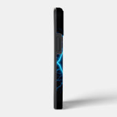 Golden Letter C mit Blue Electric Decorative Case-Mate iPhone Hülle (Rückseite / Rechts)