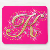 Golden Letter K - Mousepad (Vorne)