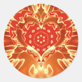 GOLDEN-LIEBE RUNDER AUFKLEBER (Vorderseite)