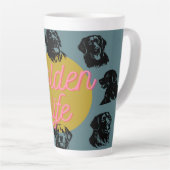 Golden Life Golden Retriever Latte Tasse Cup Hund (Rechte Ecke)