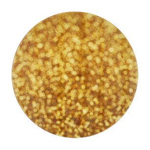 Golden Light Bokeh Abstrakter Hintergrund Schneidebrett