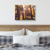 Golden Light Forest Oil Painting Leinwanddruck (Insitu (Schlafzimmer))