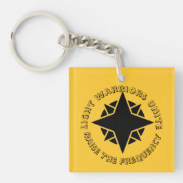 Golden Light Warriors Unite Acrylic Keychain Schlüsselanhänger