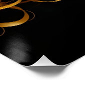 Golden Light Weave Poster (Ecke)