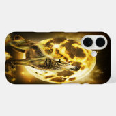 Golden Lightning Wolf Case-Mate iPhone Hülle (Rückseite (Horizontal))