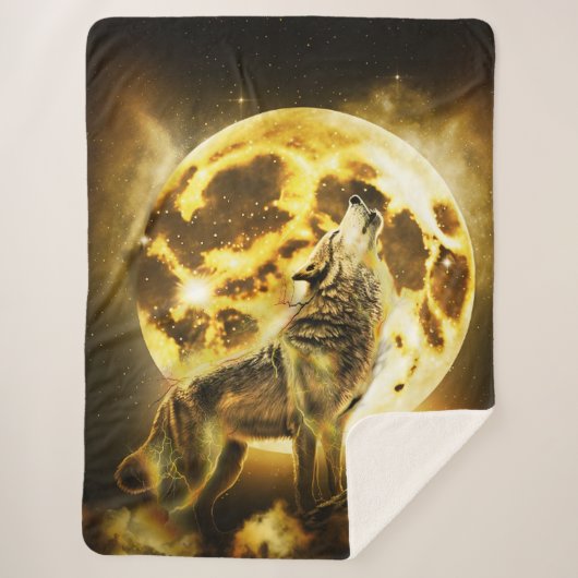 Golden Lightning Wolf Sherpadecke (Vorderseite)