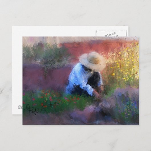 Golden Lights Postcard Postkarte (Vorne/Hinten)