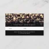 Golden Lights Termine Karten (Vorderseite)