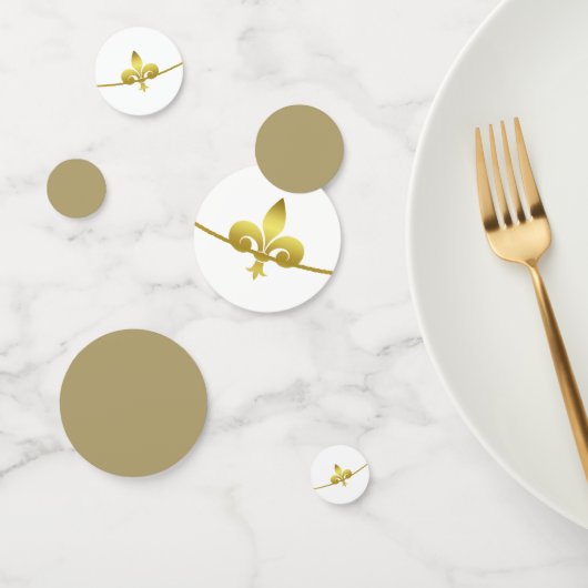 Golden Lilie Polterabend Table Confetti Konfetti (Gruppe)