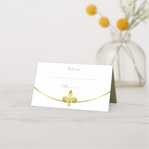 Golden Lilie Wedding Reception Platzkarte